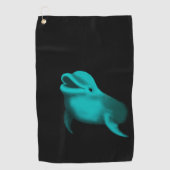 Lucky Dolphin Golfhanddoek (Voorkant)