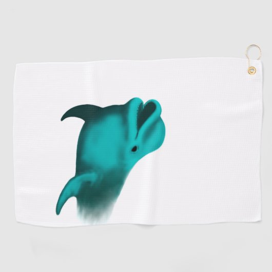 Lucky Dolphin Golfhanddoek (Horizontaal)