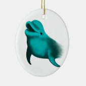 Lucky Dolphin Keramisch Ornament (Rechts)