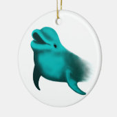 Lucky Dolphin Keramisch Ornament (Links)