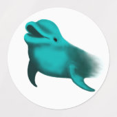 Lucky Dolphin Labels (Design 2)