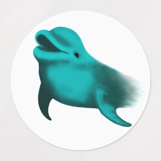 Lucky Dolphin Labels (Design 1)