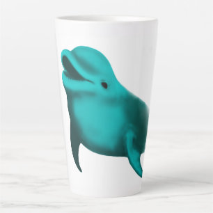 Lucky Dolphin Latte Mok
