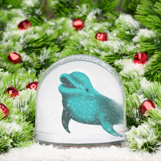 Lucky Dolphin Sneeuwbol (Kerstmis)