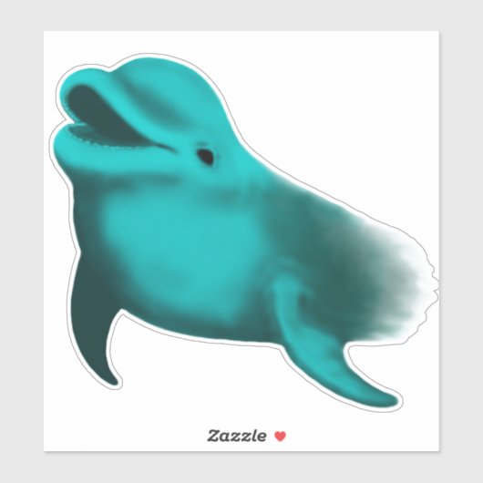 Lucky Dolphin Sticker (Vel)