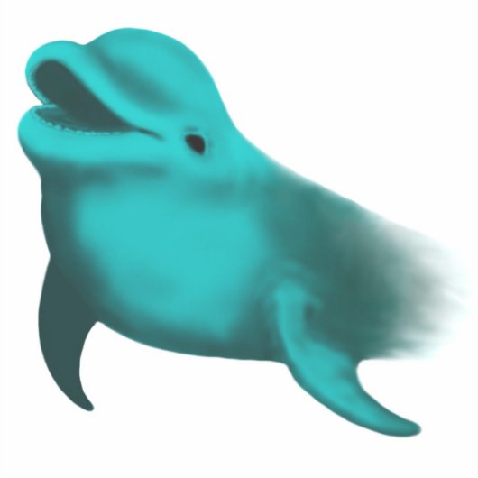 Lucky Dolphin Sticker (Voorkant)