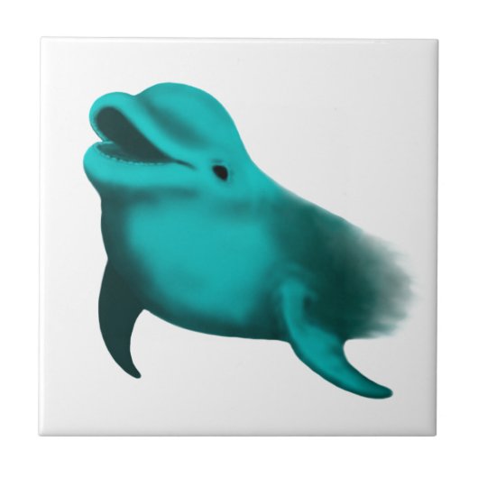 Lucky Dolphin Tegeltje (Voorkant)
