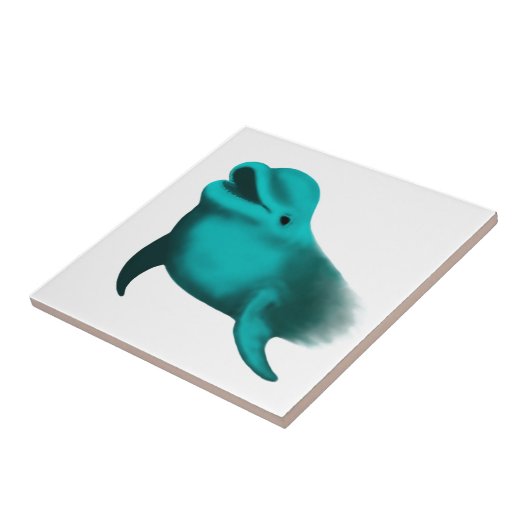 Lucky Dolphin Tegeltje (Zijkant)