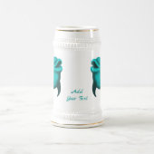 Lucky Dolphin - Voeg Jouw tekst toe Bierpul (Center)