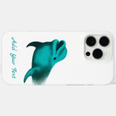 Lucky Dolphin - Voeg Jouw tekst toe Case-Mate iPhone Case (Achterkant (horizontaal))