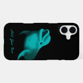 Lucky Dolphin - Voeg Jouw tekst toe iPhone Hoesje (Achterkant horizontaal)