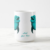 Lucky Dolphin - Voeg Jouw tekst toe Koffiemok (Center)