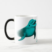 Lucky Dolphin - Voeg Jouw tekst toe Magische Mok (Links)