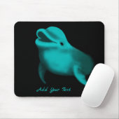 Lucky Dolphin - Voeg Jouw tekst toe Muismat (Met muis)