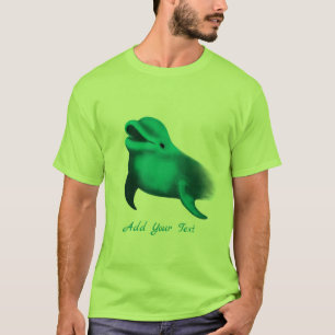 Lucky Dolphin - Voeg Jouw tekst toe T-shirt