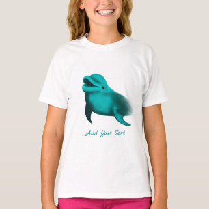 Lucky Dolphin - Voeg Jouw tekst toe T-shirt
