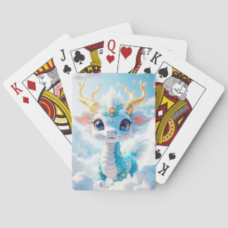 Lucky Dragon in de wolken Pokerkaarten