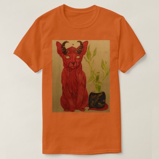 Lucky Dragon Kat T-shirt (Design voorkant)