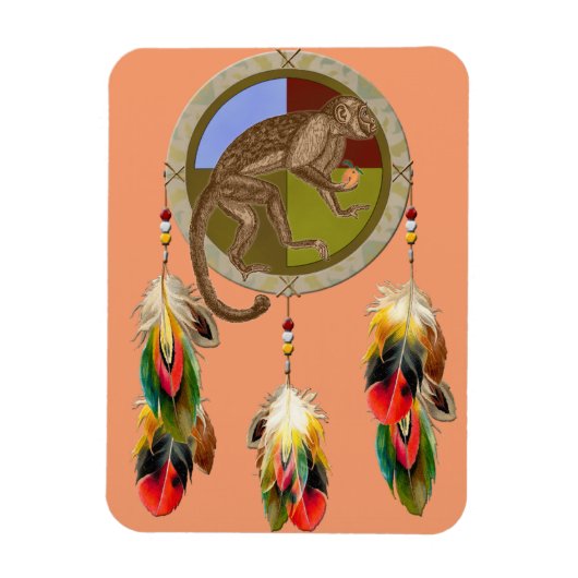 Lucky Dream Monkey Magneet (Verticaal)