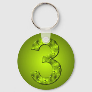 Lucky Drie Natuur Magic Key Ring Green Sleutelhanger