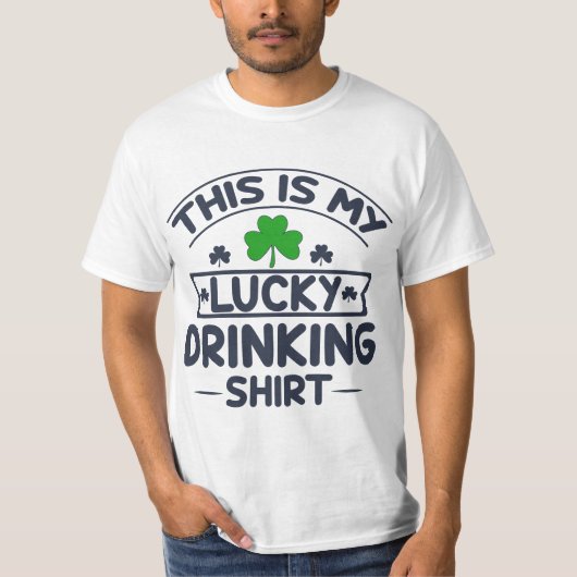 Lucky Drinking T-shirt (Voorkant)