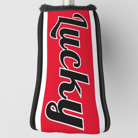 Lucky Driver Golf Club Head Hoesje Golfheadcover (Draai 90)