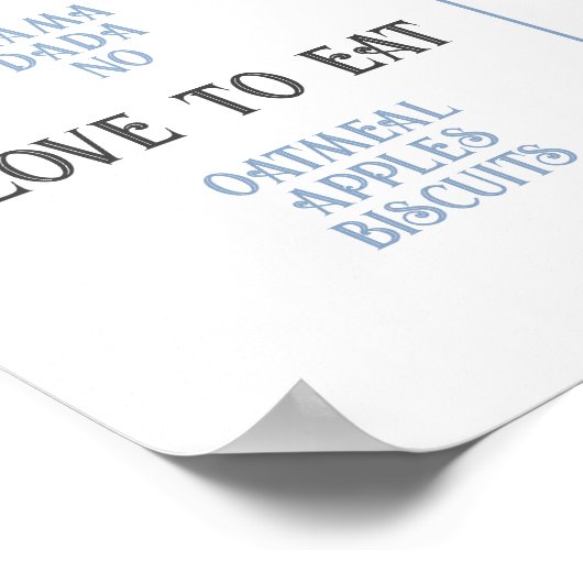 Lucky Duck 1e Verjaardag Milestone Poster (Hoek)