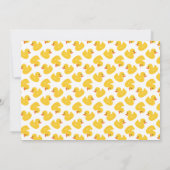 Lucky Duck 1e verjaardag | Rubber Duck Theme Kaart (Achterkant)