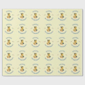 Lucky Duck 1e verjaardagsfeestje Cadeaupapier (Vlak)