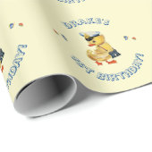 Lucky Duck 1e verjaardagsfeestje Cadeaupapier (Rol Hoek)