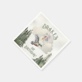 Lucky Duck 1e verjaardagsfeestje Servet (Hoek)