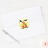 Lucky Duck 2e verjaardag Tshirts en geschenken Ronde Sticker (Envelop)