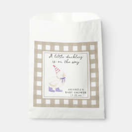 Lucky Duck-baby shower Bedankzakje