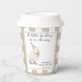 Lucky Duck-baby shower Papieren Bekers (Voorkant)