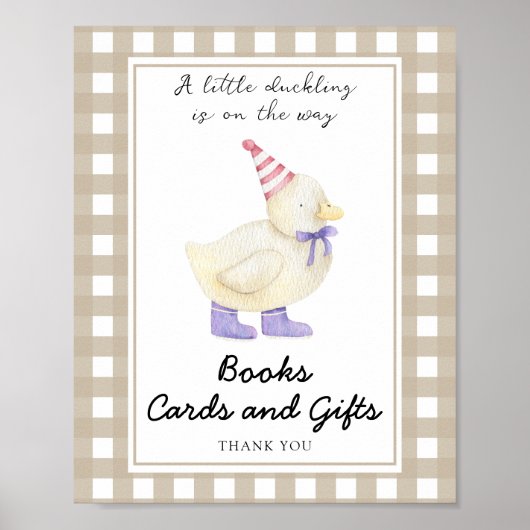 Lucky Duck boeken kaarten en cadeaus Poster (Voorkant)