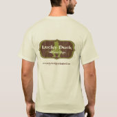 Lucky Duck Boerderij T-shirt logo op achterzijde (Achterkant)