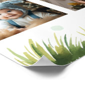 Lucky Duck Boy Eerste Jaar Foto Milestone Sign Poster (Hoek)