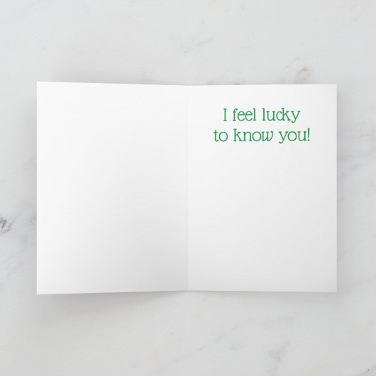 Lucky Duck Feestdagen Kaart (Binnen)