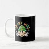 Lucky Duck Grappige St. Patrick's Dag Koffiemok (Links)