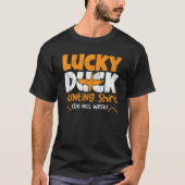 Lucky Duck Hunting Shirt - Funny Duck Hunter (Voorkant)