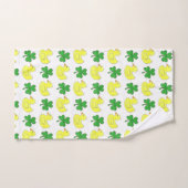 Lucky Duck Irish Shamrock Clover Rubber Ducky Bad Handdoek (Handdoek)