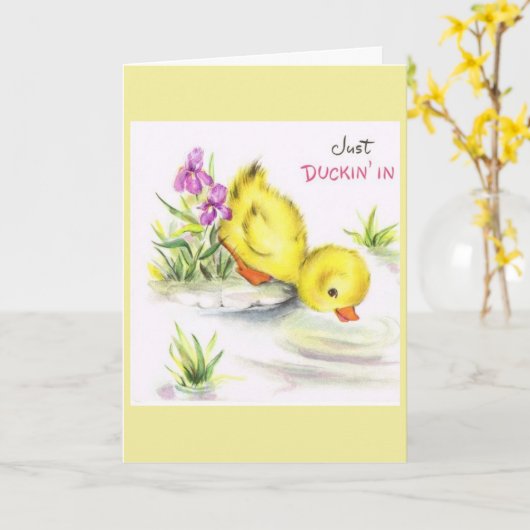 - Lucky Duck is gewoon Duckin' In, Kaart (Gele Bloem)