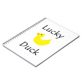 Lucky Duck Notitieboek (Linkerzijde)