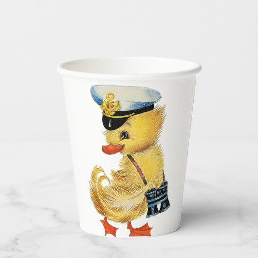 Lucky Duck Party papieren bekers (Achterkant)