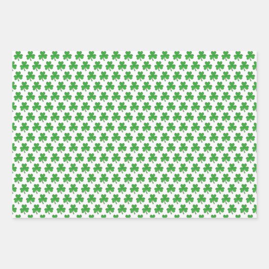 Lucky Duck Rubby Duck Shamrock Clover Good Luck Inpakpapier Vel (Voorkant 3)