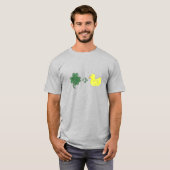 Lucky Duck Shamrock Duckie St. Patrick's Day T-shirt (Voorkant volledig)