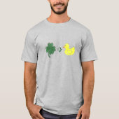 Lucky Duck Shamrock Duckie St. Patrick's Day T-shirt (Voorkant)