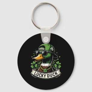 Lucky Duck Shamrock Grappige St. Patrick's Dag Wat Sleutelhanger