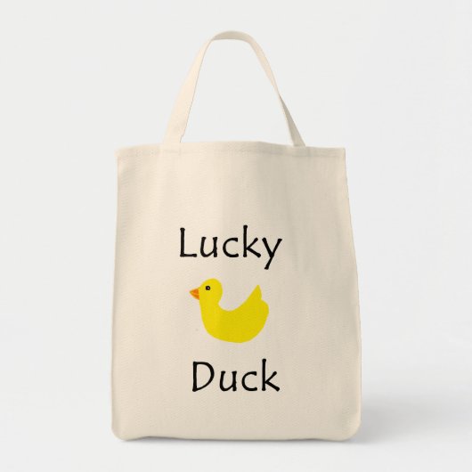 Lucky Duck Tote Bag (Voorkant)