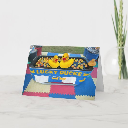 Lucky Ducks Kaart (Voorkant)